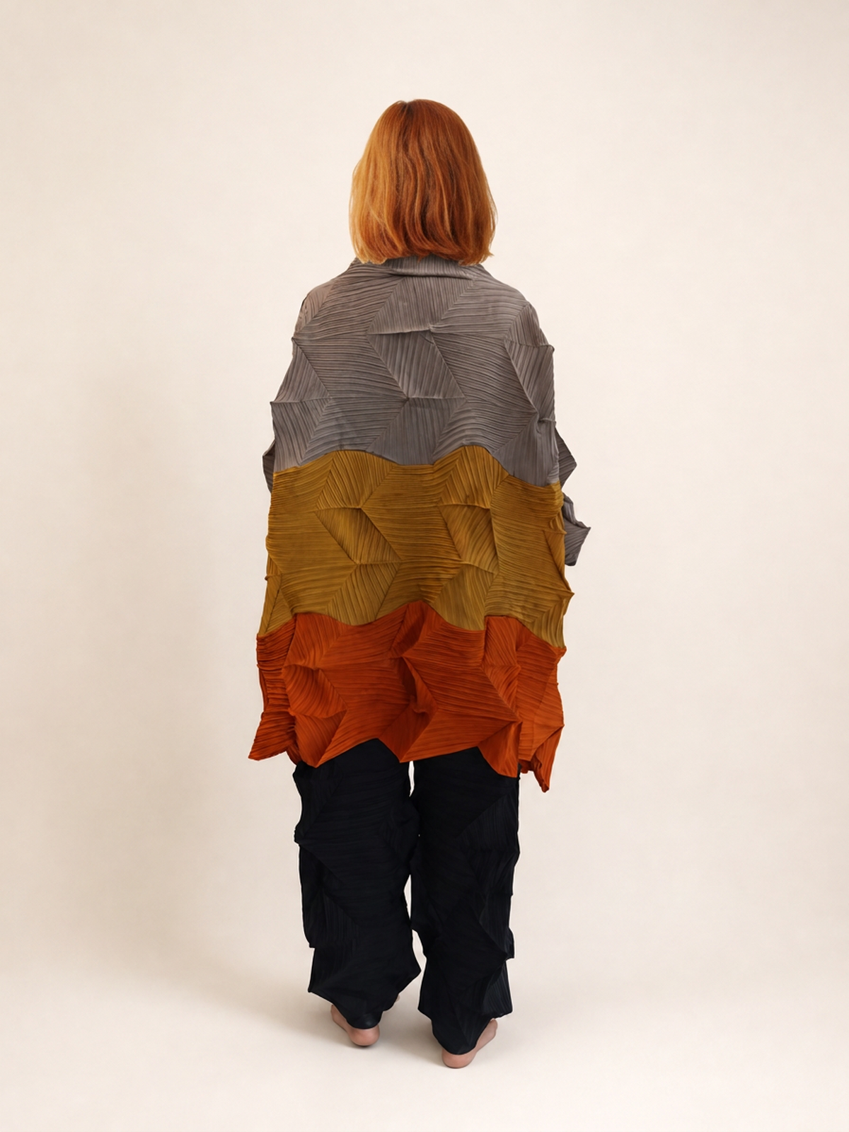 Casacca Plissé Multicolor - Modello Oversize