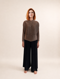 Giacca Plissé con Bottoni Oversize