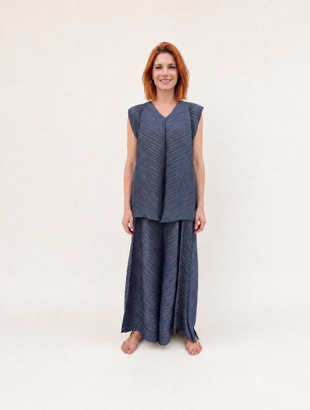 Pantalone  Plissé Palazzo Oversize