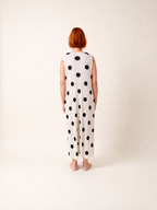 Abito Plissettato a Pois – Elegante Taglie Comode