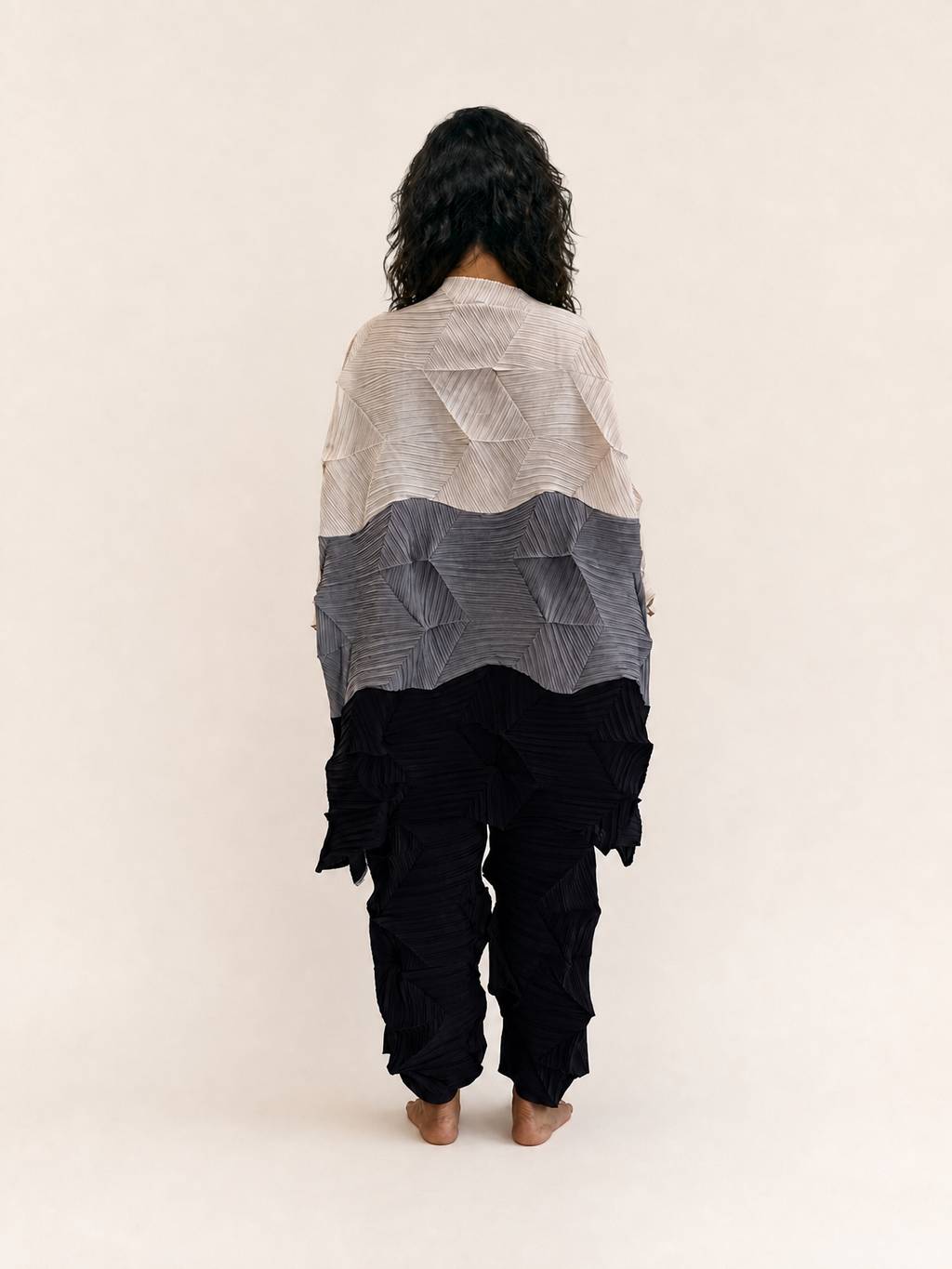 Casacca Plissettata Elegante – Modello Plissé Taglie Comode