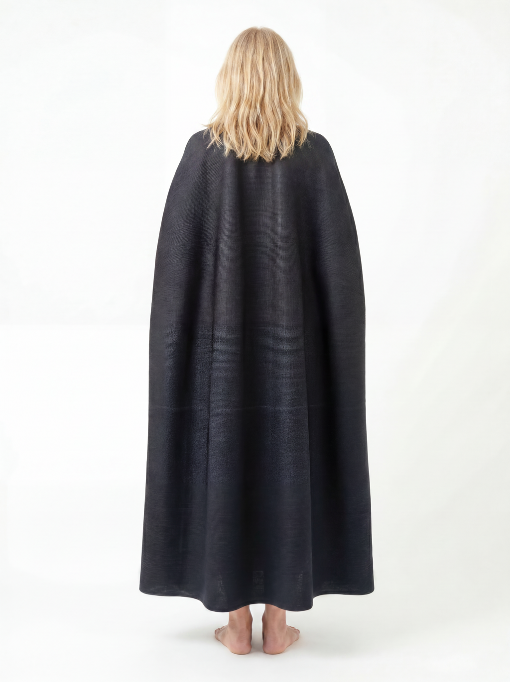 Cardigan lungo plissé oversize