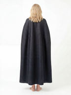 Cardigan lungo plissé oversize