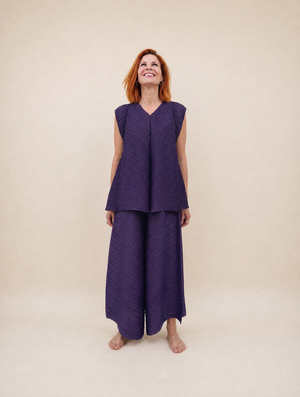 Pantalone  Plissé Palazzo Oversize