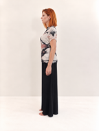 Maglia Plissé Fantasia Astratta