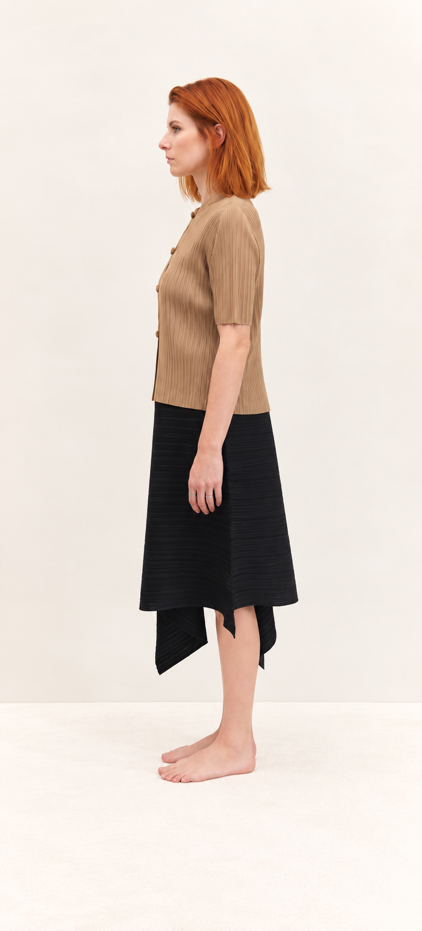 Giacca Plissé Stile Japan